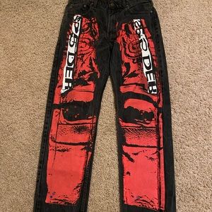 Spider 501 P*NK Denim Jeans - Red
Overlay 555